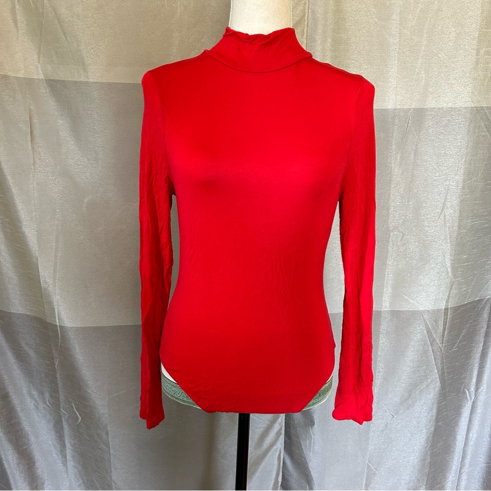 Bar III mock neck bodysuit